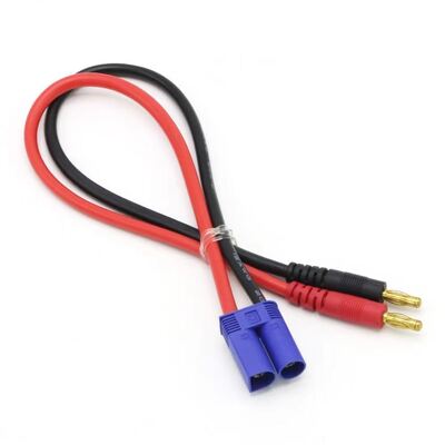 XT60 Battery Connection Cable Assembly |  12WAG XT60 Female to 4.0mm Gold-Plated Banana Plug Charging Cable for RC Hobbyists | Made in China