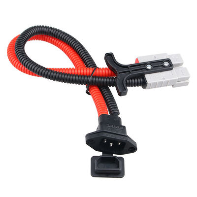 Custom Battery Connection Cable | Anderson SB 50A 600V Plug to IEC C13 Charging Socket Adapter Cable for Electric Vehicle Charging Cable| Low MOQ China Manufacturing