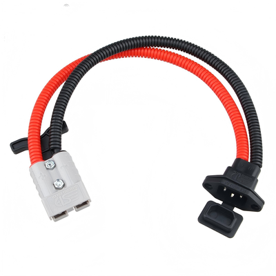 Custom Battery Connection Cable | Anderson SB 50A 600V Plug to IEC C13 Charging Socket Adapter Cable for Electric Vehicle Charging Cable| Low MOQ China Manufacturing