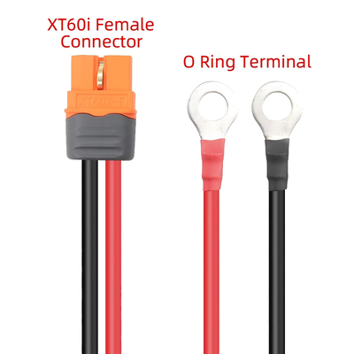 Custom Battery Connection Cable | 10WAG XT60 Female to O-Ring Terminal Power Cable Assembly for  Electric Vehicle Applications | Made in China