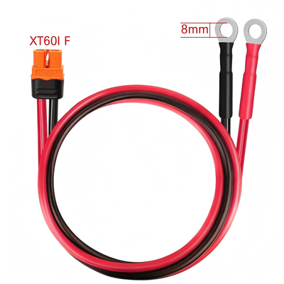 Custom Battery Connection Cable | 10WAG XT60 Female to O-Ring Terminal Power Cable Assembly for  Electric Vehicle Applications | Made in China