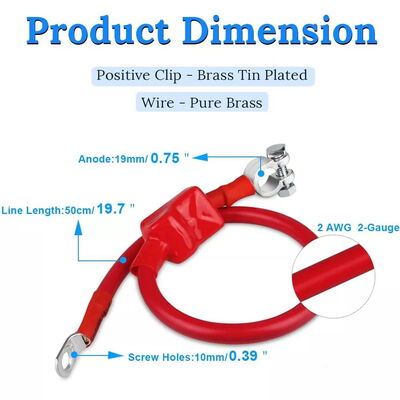 Custom Automotive Wire Harness | 2WAG 4WAG 6WAG Red Black Heavy Duty Battery Cable Assembly | Car Modification Cable Cable | Terminal Cable China Factory