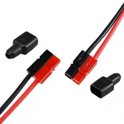 Precision Terminal Wire Assembly | Custom Anderson Connector with an Inline Fuse Holder Power Cable Harness for Battery Energy Storage | ROHS Compliant Made in China