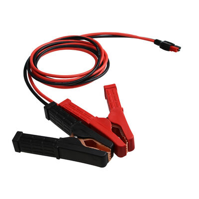 Custom Length Red Black Anderson Powerpole Plug to Heavy-Duty Alligator Clips Power Cable Battery Connection Wiring Harness for Electric Vehicles Automotive Made in China
