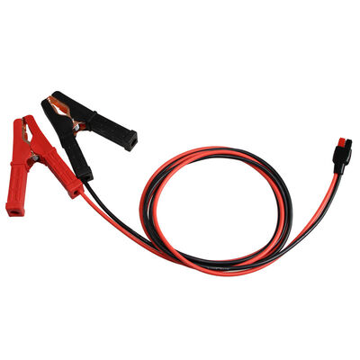 Custom Length Red Black Anderson Powerpole Plug to Heavy-Duty Alligator Clips Power Cable Battery Connection Wiring Harness for Electric Vehicles Automotive Made in China