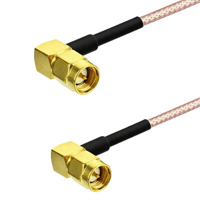 Custom Length Wire Harness | SMA Right-Angle Male RG316 Flexible RF Coaxial Cable Assembly for UAV | From Prototype to Mass Production
