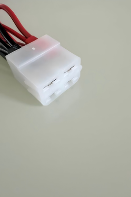 Precision Terminal Wire Assembly | Custom Black and Red 5.08mm Big 4D 2Pin 105℃ PVC Harness for Lithium Battery | ROHS Compliant Made in China