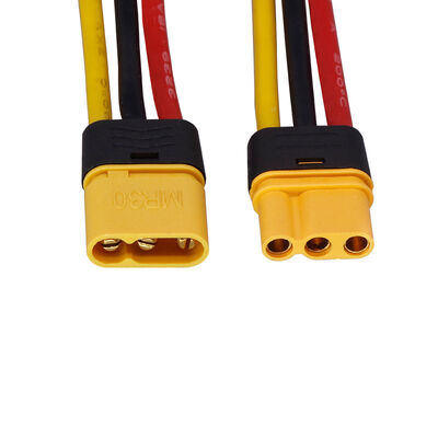 Custom Wiring Harness | MR30 3Pin 30A Male Female Connector Cable 16AWG Silicone Wire Anti-Reverse Plug for RC Drone Brushless Motor | UL Certified Factory
