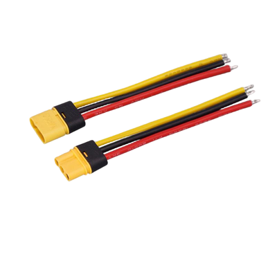 Custom Wiring Harness | MR30 3Pin 30A Male Female Connector Cable 16AWG Silicone Wire Anti-Reverse Plug for RC Drone Brushless Motor | UL Certified Factory