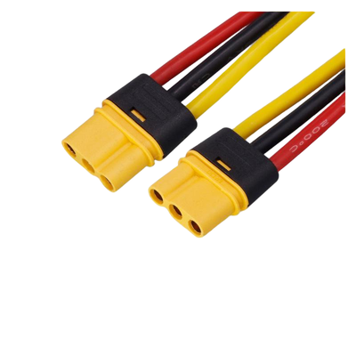 Custom Wiring Harness | MR30 3Pin 30A Male Female Connector Cable 16AWG Silicone Wire Anti-Reverse Plug for RC Drone Brushless Motor | UL Certified Factory