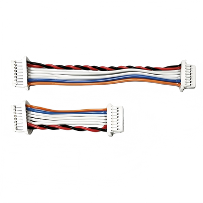 Custom Wiring Harness | SH1.0 8Pin Twisted Red/Black 30AWG Ultra-Soft Silicone Wire Harness for Flight Controller ESC Connector | UL Certified Factory