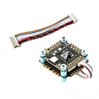 Custom Wiring Harness | SH1.0 8Pin Twisted Red/Black 30AWG Ultra-Soft Silicone Wire Harness for Flight Controller ESC Connector | UL Certified Factory