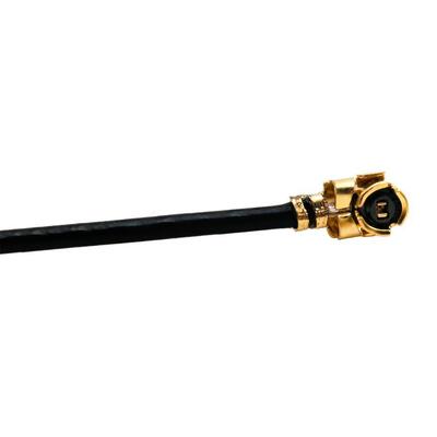 Precision Terminal Wire Assembly | Custom RG1.13 RF Coaxial Cable, IPEX/U.FL Female to SMA Female 4-Hole Flange Connector for Drone Antenna Wiring Harness | ROHS Compliant Made in China