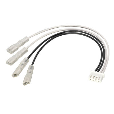 Electronic Wire Harness Manufacturer | 4Pin XH2.54 to 6.3mm Spade Terminal Wiring Harness for for Fan Motor, Home Appliance | Custom Terminal Cable OEM China