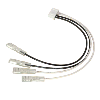 Electronic Wire Harness Manufacturer | 4Pin XH2.54 to 6.3mm Spade Terminal Wiring Harness for for Fan Motor, Home Appliance | Custom Terminal Cable OEM China