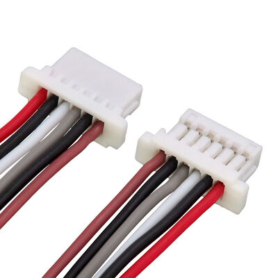 Flexible Custom Wire Harness | Custom GH1.25-8P to SH1.0-6P Adapter Wire Harness for FPV & Meteorological Drones Made in China | Prototype to Mass Production