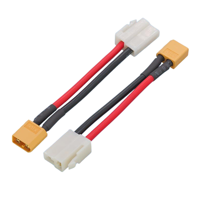 UL Certified Wire Harness | Custom XT60 Male to Large Tamiya Female Adapter Cable Assembly for FPV Racing Drones | ISO9001 China Manufacturer