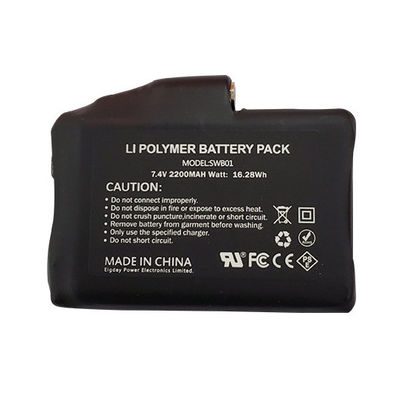 Lithium Polymer Battery | 15Wh 2000mAh 2S 7.4V Li Polymer Battery Pack for Outdoor Thermal Equipment | CE China Manufacturing Factory