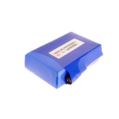High Capacity Lithium Polymer Battery | Short Circuit Protection 6000mAh 11.1 V Lipo Battery Pack for Outdoor LED Strips | CE Compliant Made in China