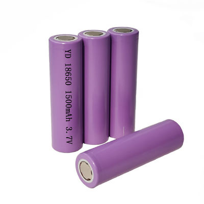 OEM ODM Lithium Polymer Battery | 5.55Wh 3.7V 1500mAh 18650 Li Ion Battery for Sensor Nodes | ROHS Compliant Made in China