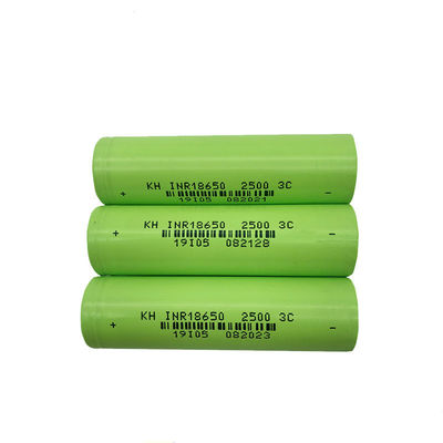 High Power Lithium Polymer Battery | 3.7 V 2500mAh 18650 Lithium Ion Battery for Smart Cameras | China Manufacturing Factory