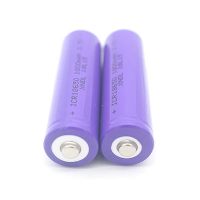 3.7V Lithium Polymer Battery | 1800mAh 6.66Wh 18650 Rechargeable Li Ion Battery for Doorbells | ROHS Compliant Made in China