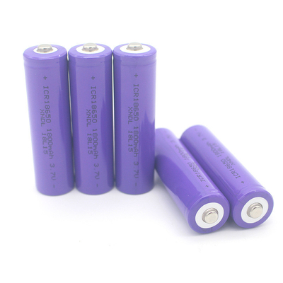 3.7V 1800mAh 6.66Wh 18650 Rechargeable Li Ion Battery