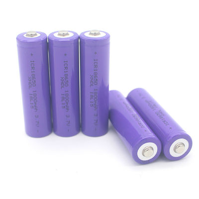 3.7V Lithium Polymer Battery | 1800mAh 6.66Wh 18650 Rechargeable Li Ion Battery for Doorbells | ROHS Compliant Made in China