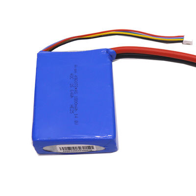 Rechargeable Lithium Polymer Battery | 40C High Power 14.8V 1800mAh Lithium Polymer Battery Pack for High-power Robotics | UN38.3 Compliant Made in China