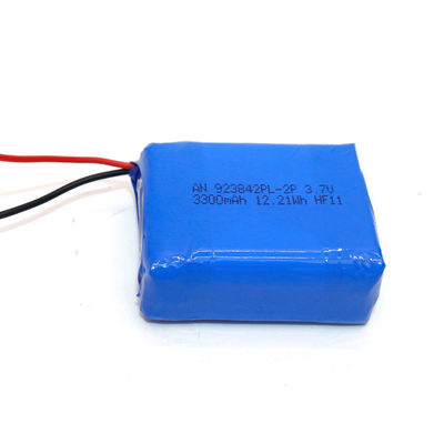 3.7V Lithium Polymer Battery | Custom 12.21Wh 3.7V 3300mAh Li Polymer Battery Pack for Speed Boats | CE China Manufacturer