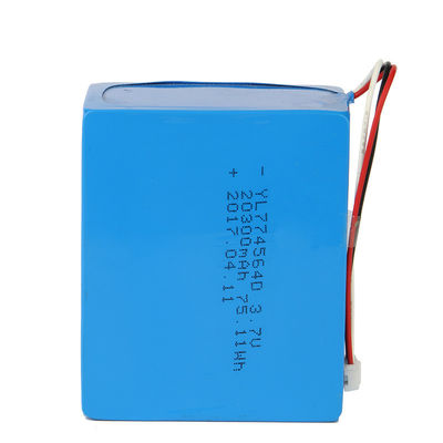 UN38.3 Certified | Rechargeable Lithium Polymer Battery | 75WH Lithium Polymer Battery Pack for Solar-Powered Equipment | Made in China Factory