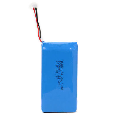 UN38.3 Certified | Rechargeable Lithium Polymer Battery | 22WH 3000mAh 2S 7.4V Li Polymer Battery Pack for Poartable Light | China Manufacturing Factory