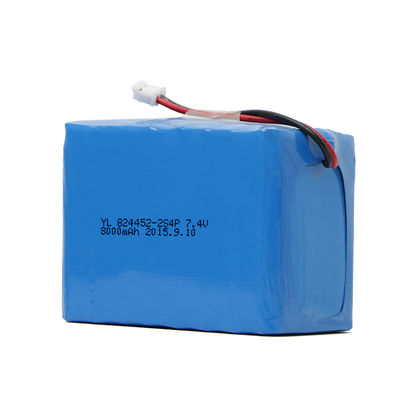Long Cycle Life Lithium Polymer Battery | 1000 Times 8000mAh 2S 7.4V Li Polymer Battery Pack for Outdoor Low-Power Equipment | ROHS Compliant Made in China