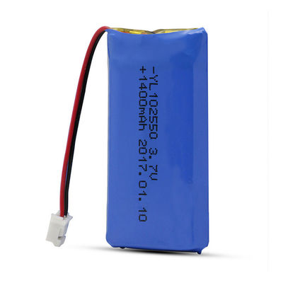 Rechargeable Lithium Polymer Battery | 1400mAh 3.7V Lithium Polymer Rechargeable Battery for Small Security Cameras | IEC62133 China Manufacturer