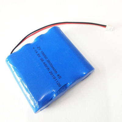 Rechargeable 18650 Battery Pack |1000 Times 4S 14.8V 2600mAh 18650 Lithium Battery Pack for Portable Electronics | China OEM Manufacturer