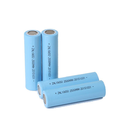 Long Cycle Life Lithium Polymer Battery | 2500mAh 3.7V 18650 Rechargeable Lithium Ion Battery for Power banks | IEC62133 China Manufacturer
