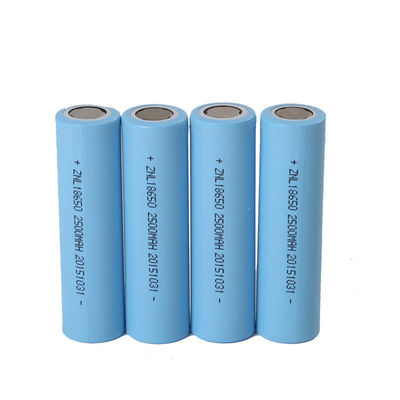 Long Cycle Life Lithium Polymer Battery | 2500mAh 3.7V 18650 Rechargeable Lithium Ion Battery for Power banks | IEC62133 China Manufacturer
