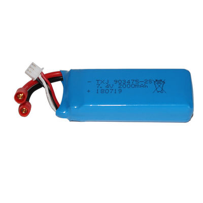 CE Certified | Custom 14.8Wh 7.4V 2000mah Lithium Polymer Battery for RC Aircraft | OEM Custom | China Manufacturing Factory
