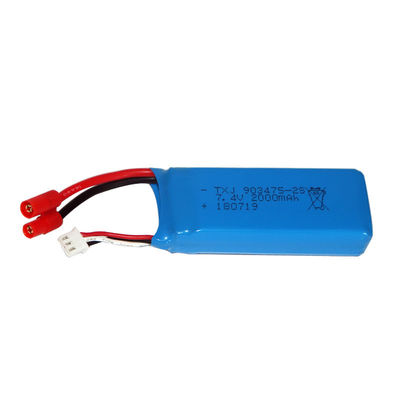 CE Certified | Custom 14.8Wh 7.4V 2000mah Lithium Polymer Battery for RC Aircraft | OEM Custom | China Manufacturing Factory
