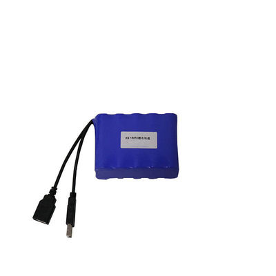 IEC62133 Certified | Rechargeable 18650 Battery Pack | Custom 7.4Wh 2000mAh Dual-Interface 18650 Lithium-ion Battery Pack for LED Lights | China Manufacturing