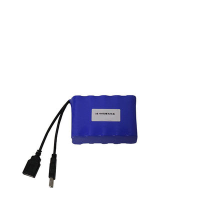 IEC62133 Certified | Rechargeable 18650 Battery Pack | Custom 7.4Wh 2000mAh Dual-Interface 18650 Lithium-ion Battery Pack for LED Lights | China Manufacturing