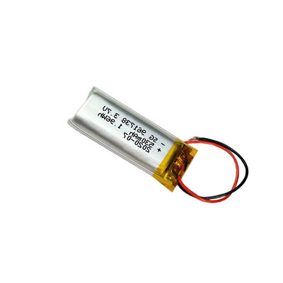 Custom Lithium Battery 1C Discharge PL961738 1.96Wh 530mAh 3.7V Li Ion Polymer Cell for Speaker, Selfie Stick, Photo Frame Made in China