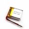 MSDS 3.7V 700mAh Rechargeable Lithium Polymer Battery CC CV