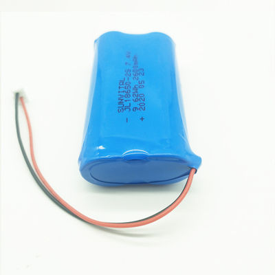 Rechargeable 18650 Battery Pack | MSDS CC CV 7.4V 2600mAh 18650 Lithium Ion Battery for Led Lights | Sample Order Accepted China Factory