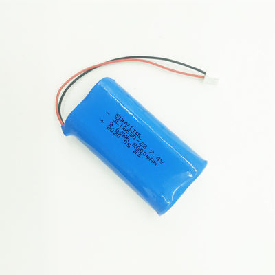 Rechargeable 18650 Battery Pack | MSDS CC CV 7.4V 2600mAh 18650 Lithium Ion Battery for Led Lights | Sample Order Accepted China Factory