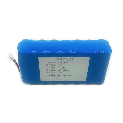 Custom 4S 5S 6S 7S 18650 Battery Pack | MSDS 25.2V 10Ah Rechargeable Lithium Battery Packs for Portable Energy Storage | ROHS Compliant Made in China