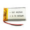 Polymer Battery PL802540 800mAh 3.7 V Lithium Ion Polymer Battery