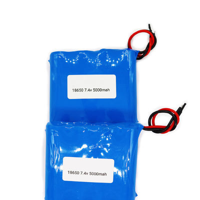 7.4V 5000mAh 18650 Lithium-ion Battery Pack | 2S2P Standard Power | ROSH Certified | Customizable China Manufacturer