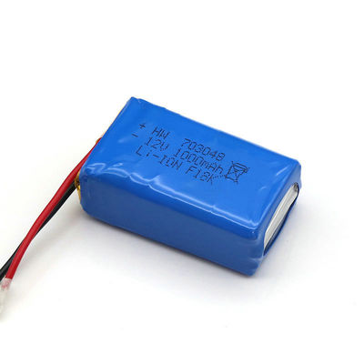 Long Cycle Life Lithium Polymer Battery | Custom 1000mAh 12V Lithium Ion Polymer Battery Pack for Portable LED Lighting | IEC62133 China Manufacturer