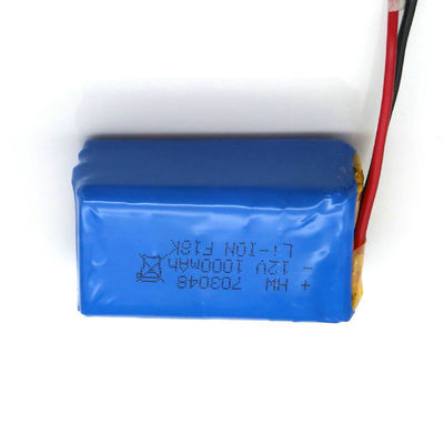 Long Cycle Life Lithium Polymer Battery | Custom 1000mAh 12V Lithium Ion Polymer Battery Pack for Portable LED Lighting | IEC62133 China Manufacturer